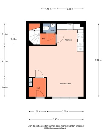 Floorplan - Zandkamp 4, 3751 JV Bunschoten-Spakenburg